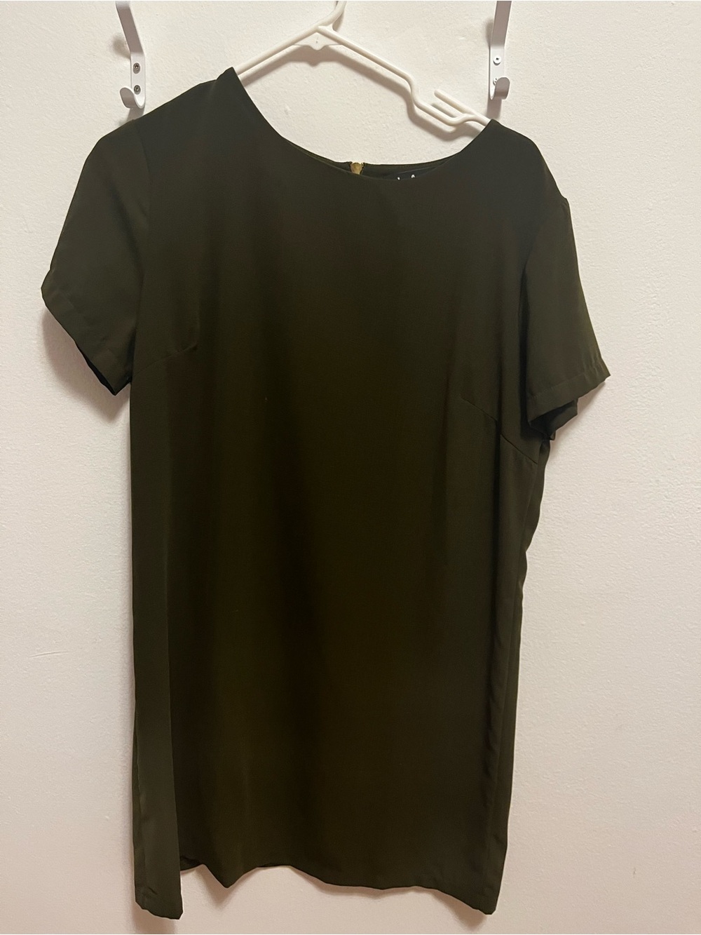 Lulu’s Women’s Olive Green Short Sleeve Shift Dress